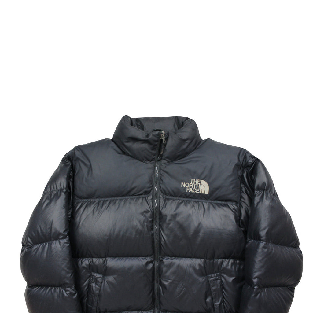 The North Face Black Puffer Jacket WITH PATCHES