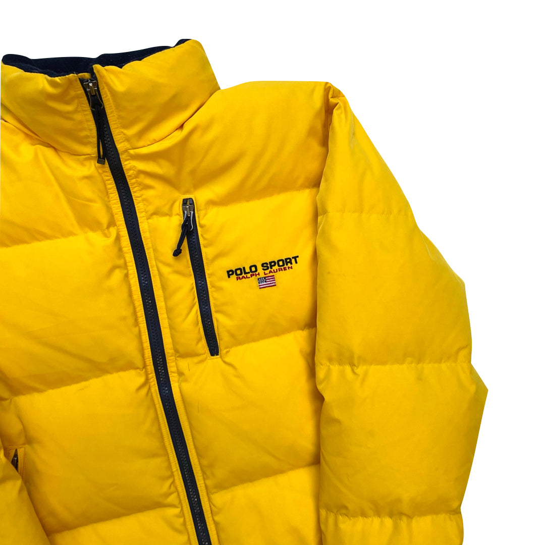 Ralph Lauren Polo Sport Yellow Puffer Jacket