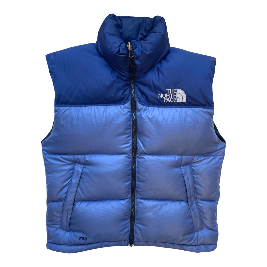 The North Face Women’s Lilac/Blue Two Tone Gilet Puffer Jacket