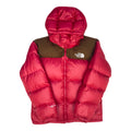 The North Face Red & Brown Puffer Jacket MENS