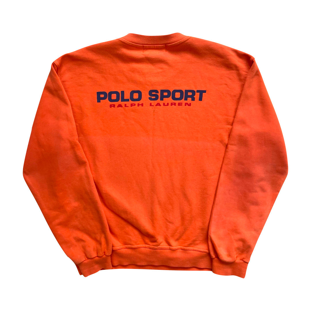 Ralph Lauren Polo Sport Orange Sweatshirt WITH MARK
