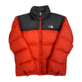 The North Face Burnt Red / Orange Puffer Jacket