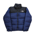 The North Face Matte Navy Blue Puffer Jacket