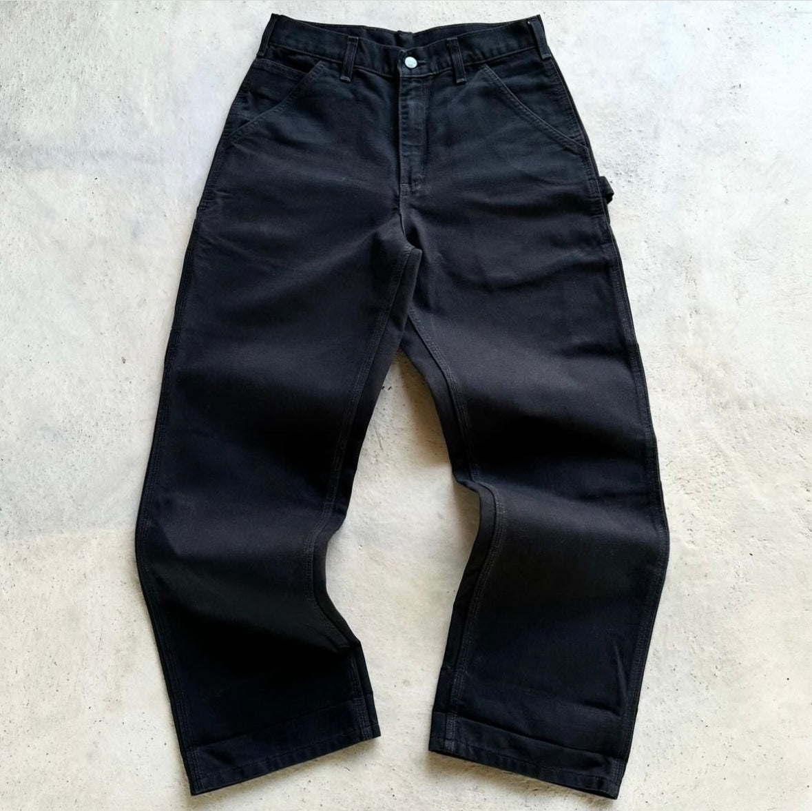 Vintage Carhartt Black Carpenter Trousers