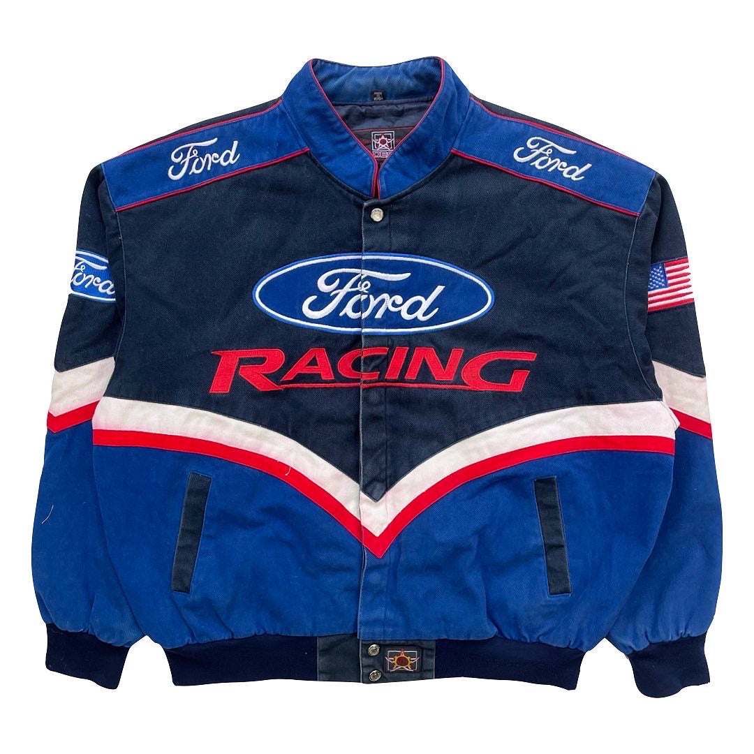 Vintage Ford Racing Nascar Racing Jacket