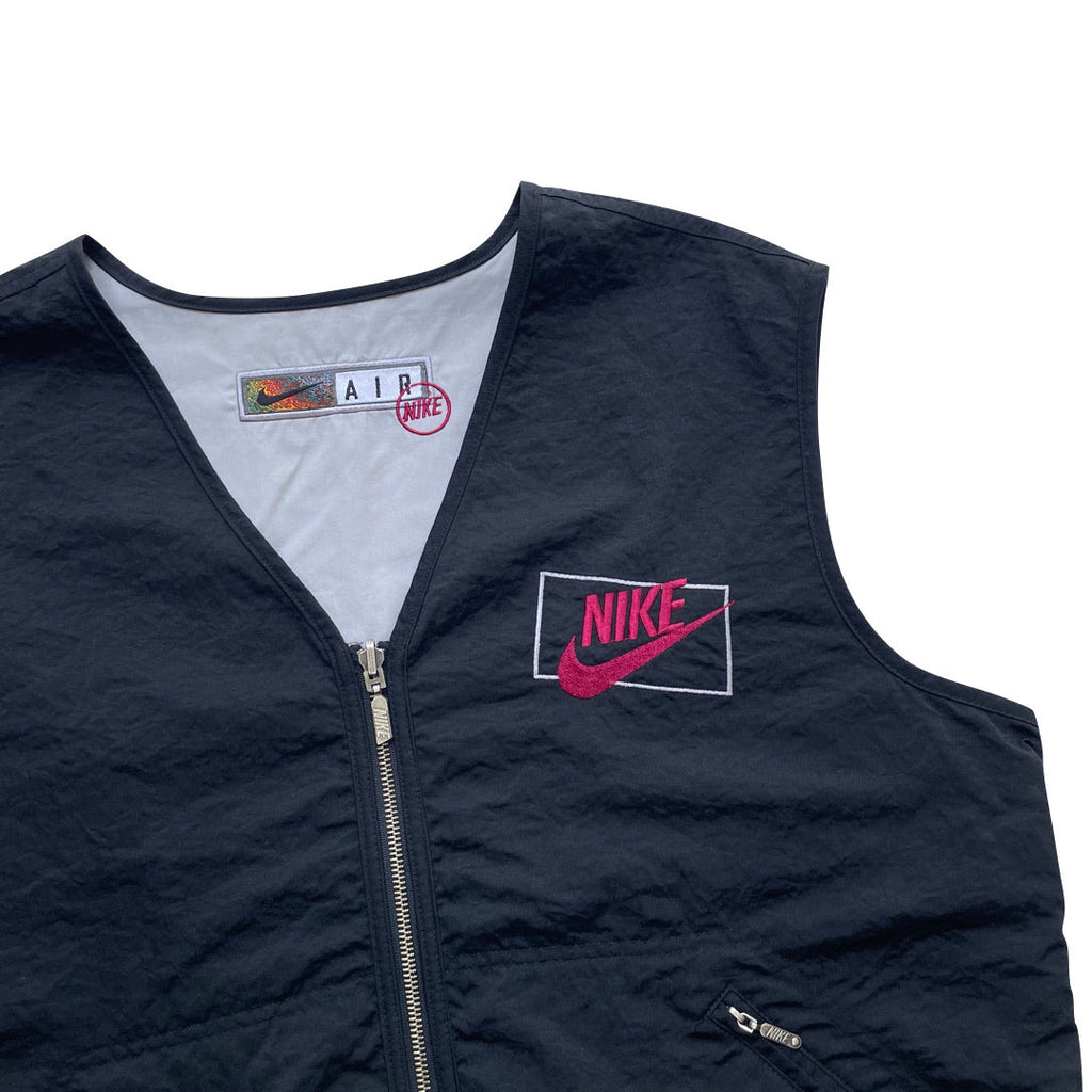 Nike 90s Black Tactical Utility Vest Jacket