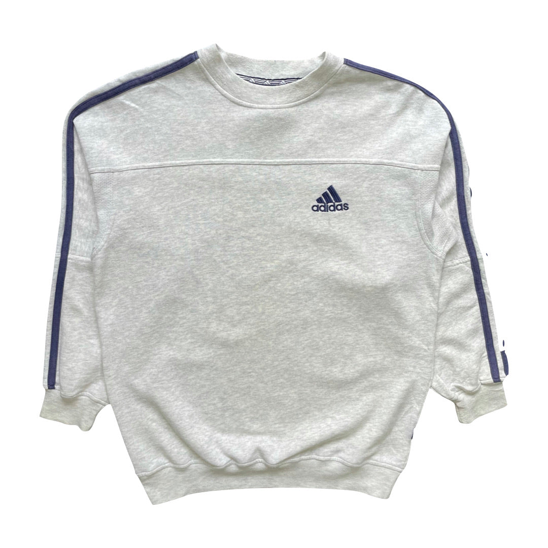 Adidas Grey & Navy Sweatshirt