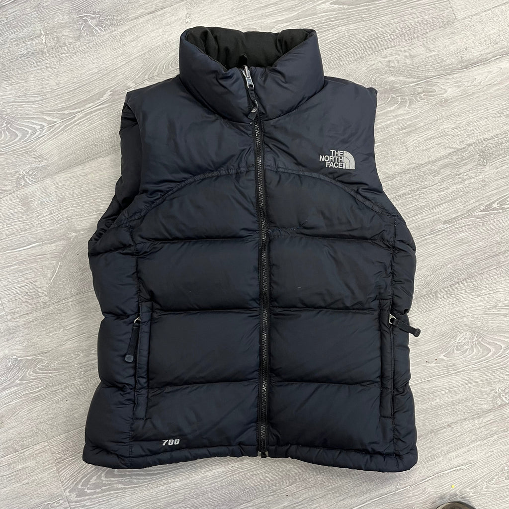 The North Face Women’s Matte Black Gilet Puffer Jacket WITH REPAIR