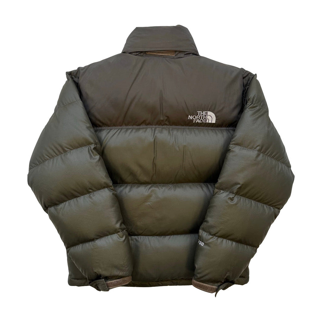 The North Face Brown / Green Puffer Jacket