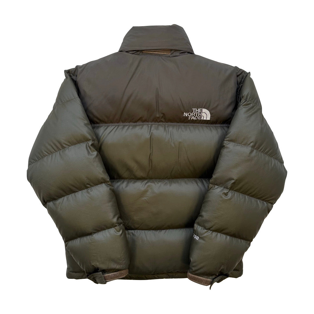 The North Face Brown / Green Puffer Jacket