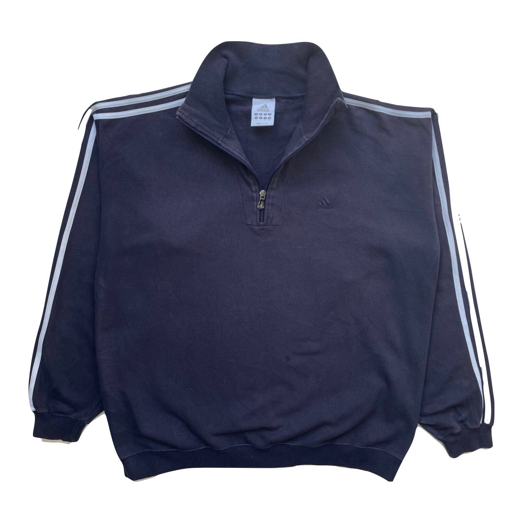 Adidas Black 1/4 Zip Sweatshirt