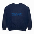Benetton Navy Blue Sweatshirt