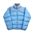The North Face Womens Baby Blue Puffer Jacket
