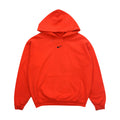 Nike Orange Center Logo Hoodie Sweatshirt
