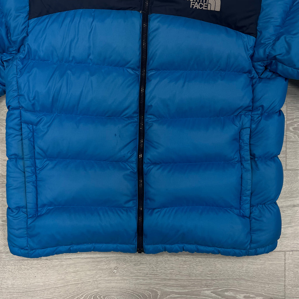 The North Face Blue N2 Puffer Jacket WITH STAIN