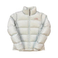 The North Face Womens Pale Mint / White Puffer Jacket