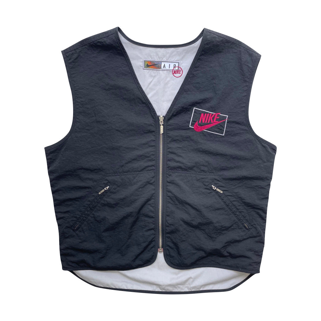 Nike 90s Black Tactical Utility Vest Jacket