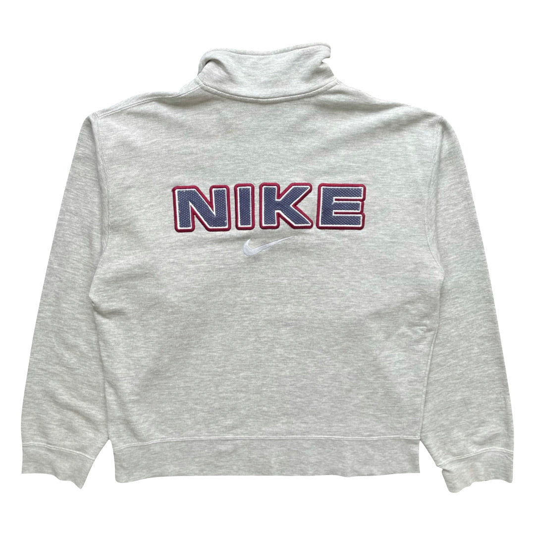 Nike Grey 1/4 Zip Sweatshirt