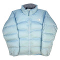 The North Face Womens Baby Blue Puffer Jacket