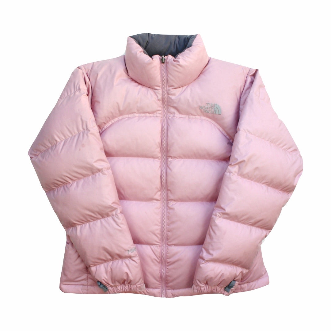 The North Face Womens Baby Pink Puffer Jacket