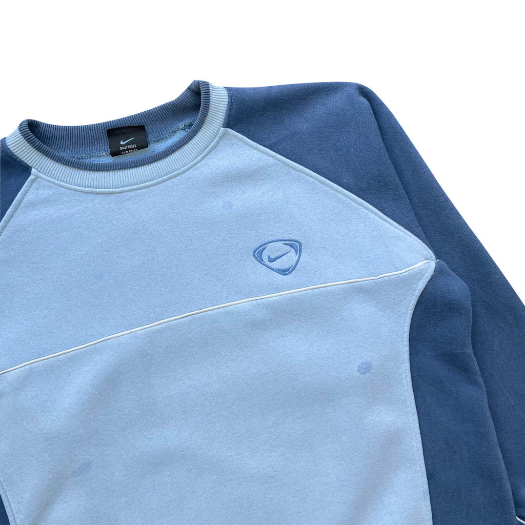 Nike Baby Blue & Navy Blue Sweatshirt