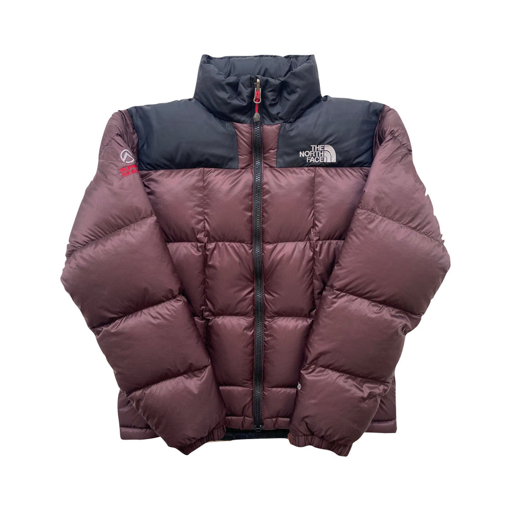 The North Face Lhotse Maroon Brown Puffer Jacket