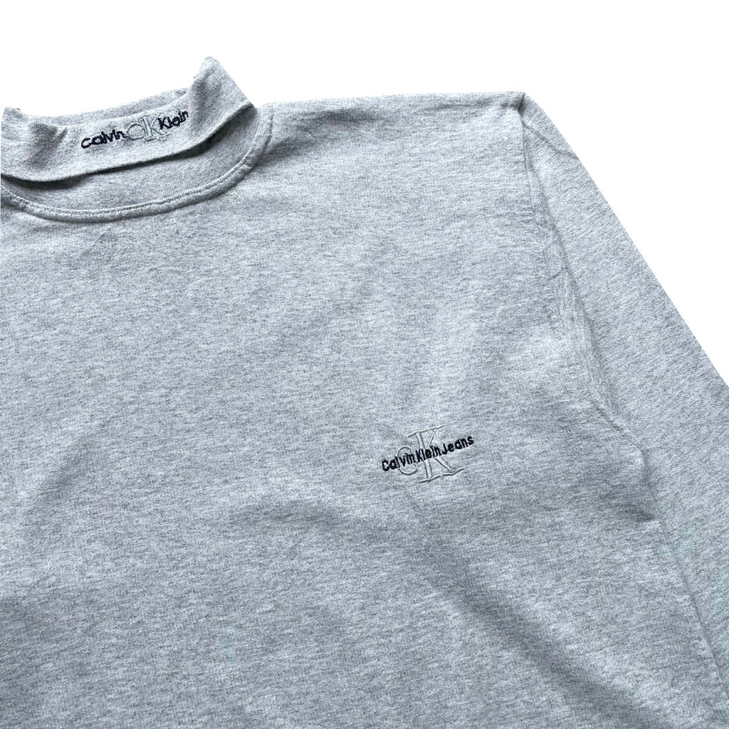 Calvin Klein Grey Turtleneck Sweatshirt