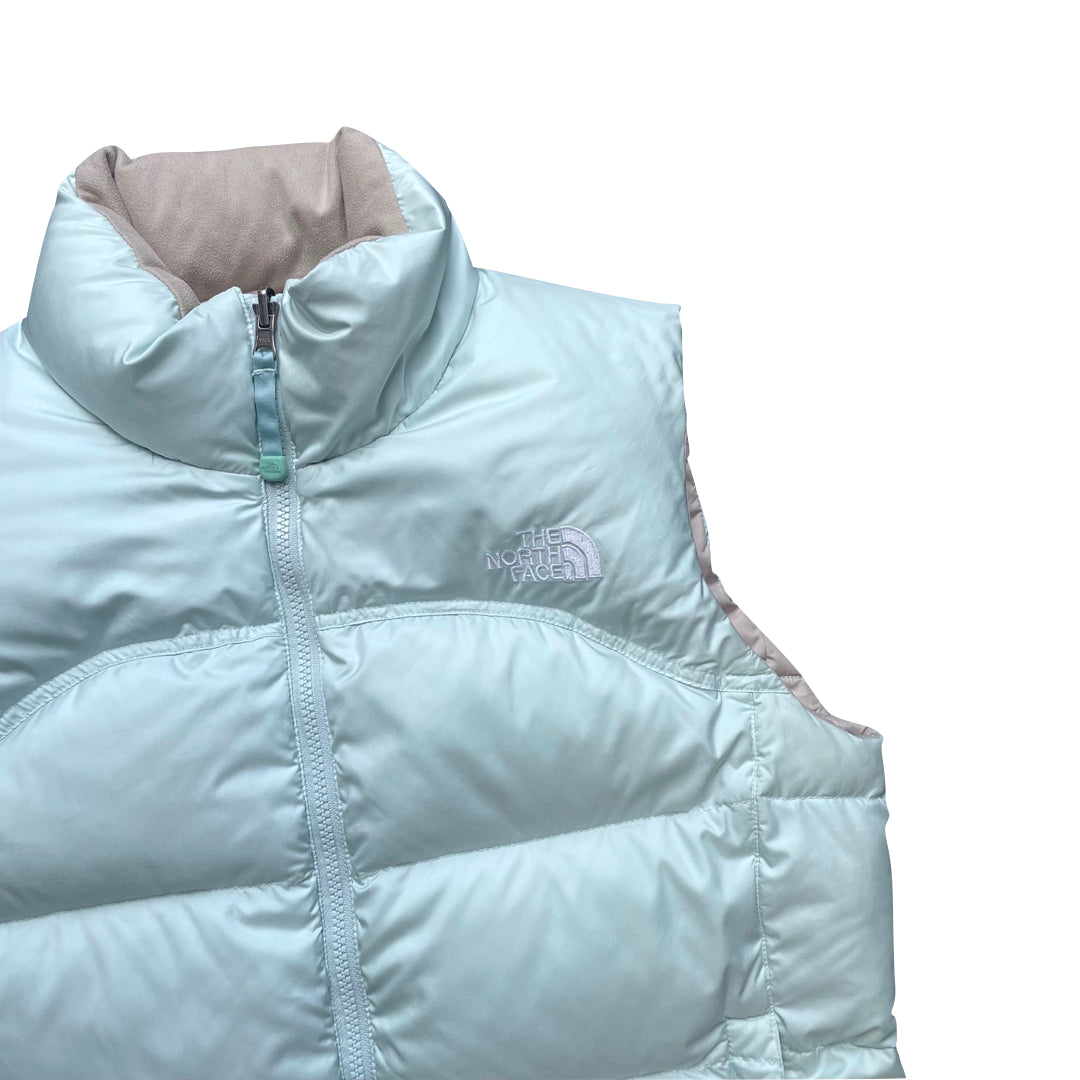 The North Face Womens Mint Green Gilet Puffer Jacket