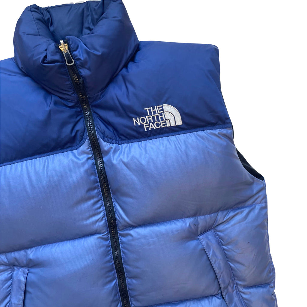 The North Face Women’s Lilac/Blue Two Tone Gilet Puffer Jacket
