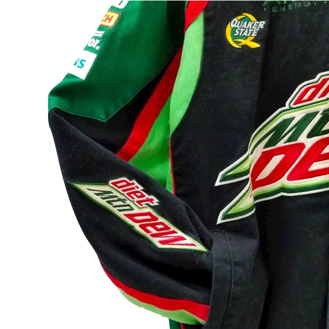 Vintage Mountain Dew Nascar Racing Jacket