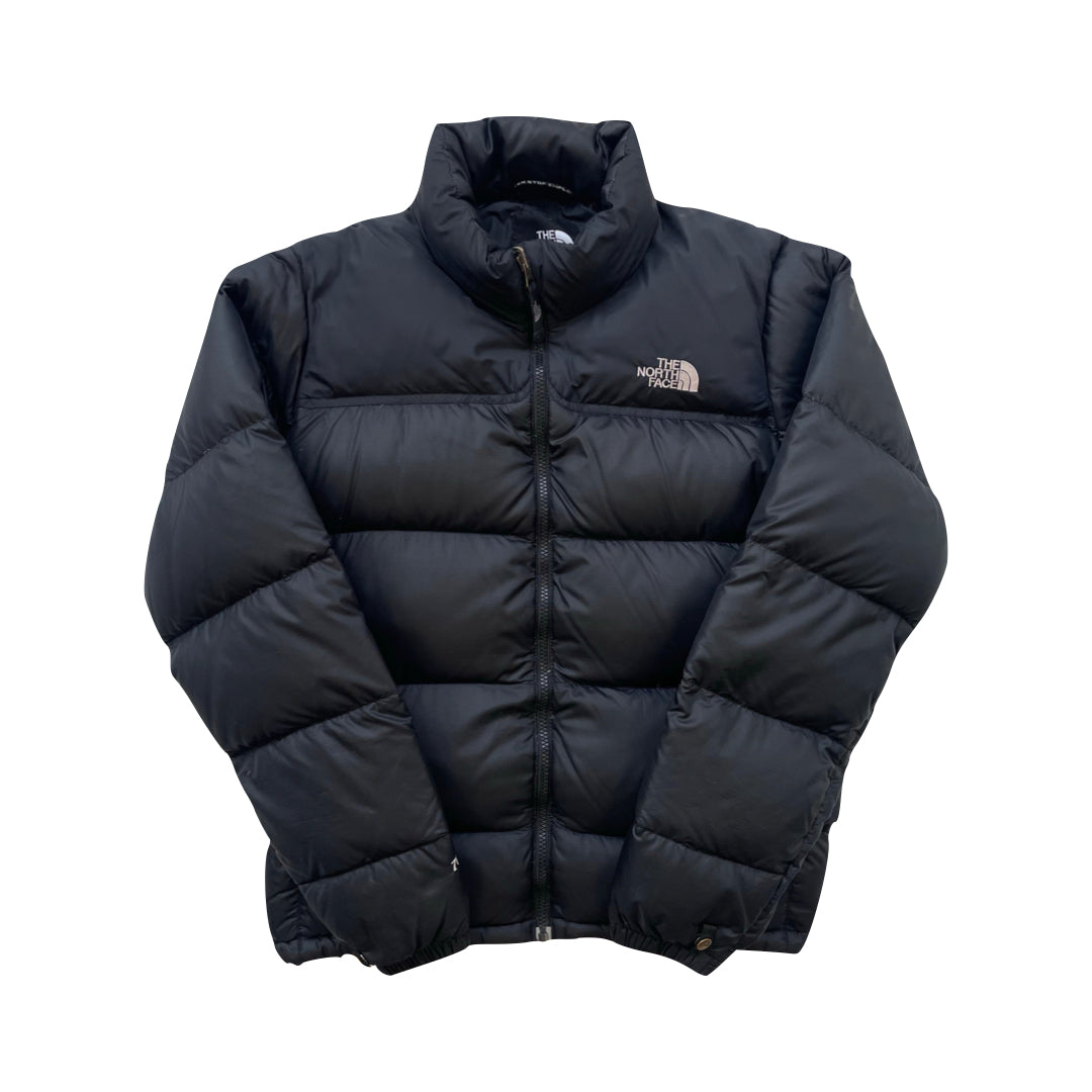 The North Face Womens Black Puffer Jacket WITH REPAIR